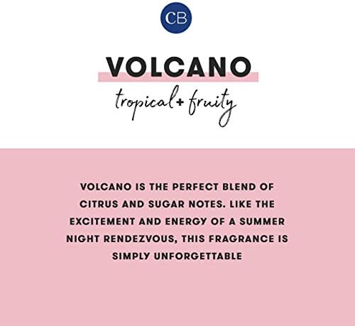 Capri Blue Volcano Scented Candles - Luxury Candles for Home Scented with Tropical Fruit & Sugared Citrus - Soy Candle Wax Blend - Tropical Candle - Jar Candles - Blue Candle (19 oz) - Image 3