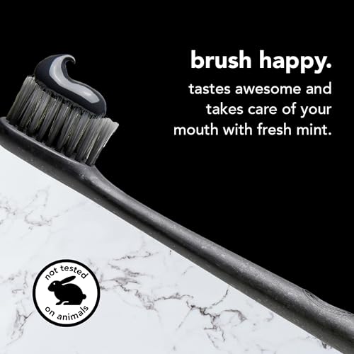 hello Activated Charcoal Epic Whitening Fluoride Free Toothpaste, Fresh Mint + Coconut Oil, Vegan & SLS Free - Image 3