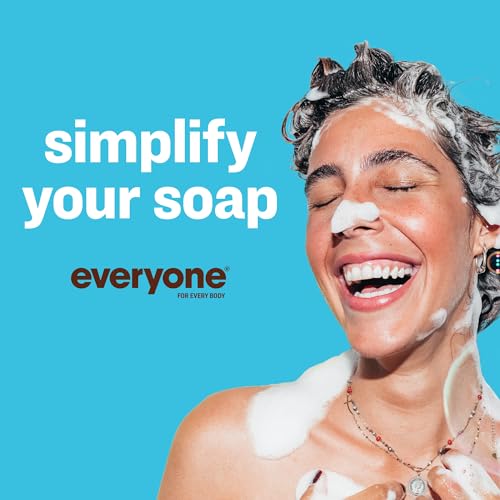 Everyone 3-in-1 Soap, Body Wash, Bubble Bath, Shampoo, 32 Ounce (Pack of 2), Unscented, Coconut Cleanser with Plant Extracts and Pure Essential Oils - Image 5