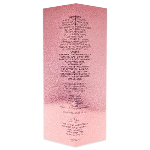 Paris Hilton Rose Rush Eau de Parfum Spray Perfume for Women | Floral and Fruity Fragrance | Notes of Papaya, Peony, Cedar, and White Musk | Feminine | Long-Lasting Scent | 3.4 Fl Oz - Image 5