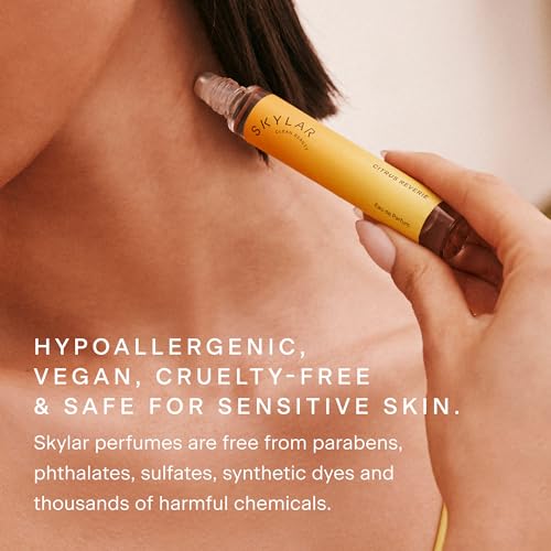 Skylar New Citrus Reverie Eau de Parfum-Hypoallergenic Clean Perfume for Women & Men, Vegan, Safe for Sensitive Skin-Fruity Floral Scents, Madarin, Orange, Pinapple-10mL /.33 Fl Oz - Image 4
