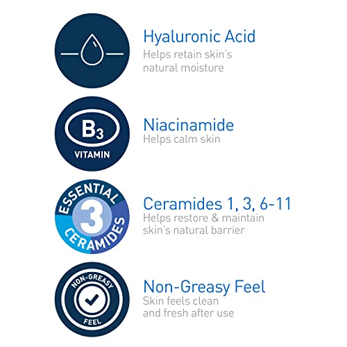 CeraVe Hydrating Toner for Face Non-Alcoholic with Hyaluronic Acid, Niacinamide, and Ceramides for Sensitive Dry Skin, Fragrance-Free Non Comedogenic, Full Size, 6.8 Fl Oz - Image 4