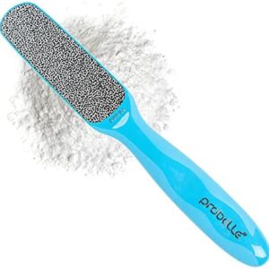 Probelle Double Sided Multidirectional Nickel Foot File Callus Remover - Immediately Reduces calluses and Corns to Powder for Instant Results, Safe Tool (Blue)