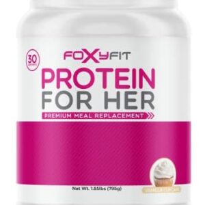 Protein for Her, Vanilla Cupcake Whey Protein Powder with CLA and Biotin for a Healthy Glow (1.85 lbs)