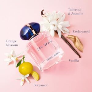 Armani Beauty – My Way – Eau de Parfum – Women’s Perfume – Floral Woody Fragrance – Bergamot, Orange Blossom, Tuberose, Jasmine, Cedarwood, Vanilla and White Musk Notes