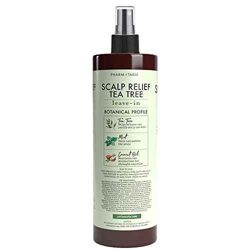 Scalp Relief Tea Tree Leave-In Conditioner, Relieve Itchy, Dry Scalp, Detangles Hair, 240ml/8 fl oz - Image 3