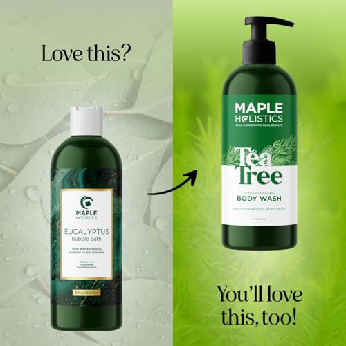 Premium Eucalyptus Bubble Bath Soap - Sulfate Free Adult Bubble Bath for Women and Men with Relaxing Essential Oils with Vitamin E - Foaming Bath Oil for Dry Skin Featuring Aromatherapy Oils - Image 7