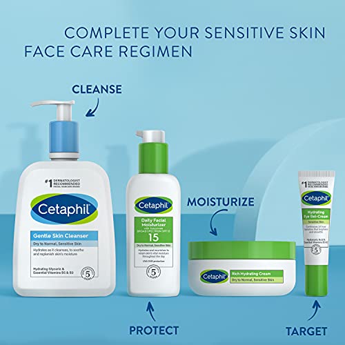 CETAPHIL Rich Hydrating Night Cream For Face, With Hyaluronic Acid, 1.7 oz, Moisturizing Cream For Dry To Very Dry Skin, No Added Fragrance, (Packaging May Vary) - Image 5