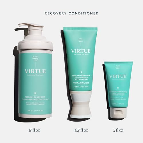 Virtue Recovery Conditioner with Keratin Hydrates, Softens, and Renews Damaged Hair, Sulfate Free, Color Safe - Image 5