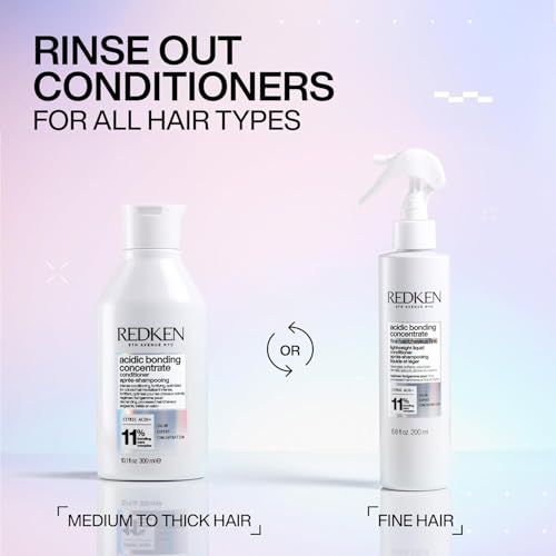 Redken Bonding Conditioner for Damaged Hair Repair | Strengthens and Repairs Weak and Brittle Hair | Acidic Bonding Concentrate | Safe for Color-Treated Hair | For All Hair Types - Image 7