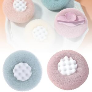 Super Soft Sunflower Suction Cup Bath Ball, 2025 New 2 in 1 Bath Shower Ball Loofah Sponge, Body Wash Infused Sponge, Shower Scrubber for Women Bath Sponge Accessories (3)
