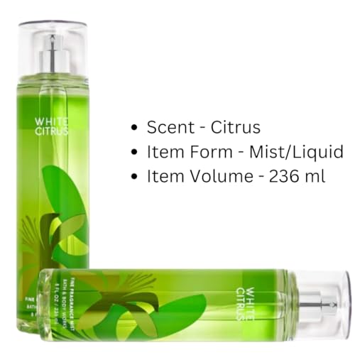 Bath and Body Works Signature Collection White Citrus Body Mist - Image 3
