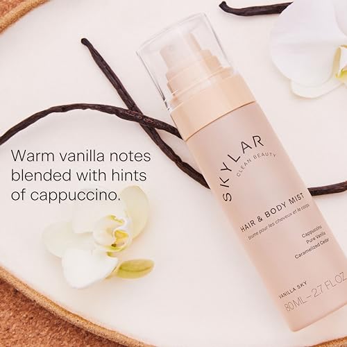 Skylar Vanilla Sky Hair & Body Mist | Hypoallergenic & Clean Fragrance | Vegan, Cruelty Free, and Safe For Sensitive Skin | 80 ML, 2.7 Fl Oz - Image 3