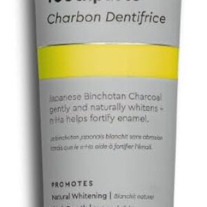 Boka Charcoal Toothpaste - Nano Hydroxyapatite, Fluoride Free, Remineralizing, Sensitive Teeth, Whitening - Dentist Recommended for Adult, Kids - Yuzu Mint Flavor, 4oz 1Pk - US Manufactured