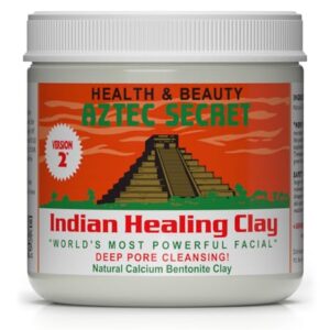 Aztec Secret – Indian Healing Clay 1 lb – Deep Pore Cleansing Facial & Body Mask – The Original 100% Natural Calcium Bentonite Clay – New Version 2