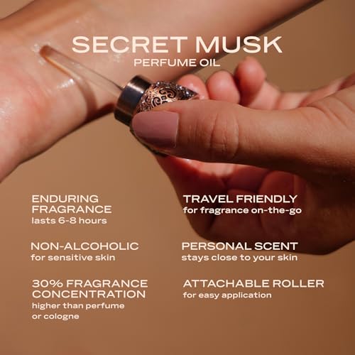 Swiss Arabian Secret Musk - Luxury Products From Dubai - Long Lasting, Addictive Personal Perfume Oil Fragrance - A Seductive Signature Aroma - 0.4 Oz - Image 3
