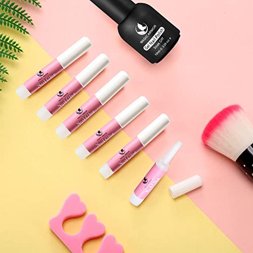 Nail Glue,15 PCS Nail Glue for Acrylic Nails,Nail Tip Glue Professional Nail Glue False Nail Tips Glue for Broken Nails Adhesive Super Bond for Press on Nails Glues Adhesive for Fake Nails Tips Glues - Image 6