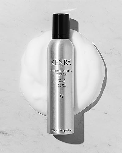 Kenra Volume Mousse Extra 17 | Firm Hold Mousse | Alcohol Free | Non-drying, Non-flaking Lightweight Formula | Tames Frizz & Conditions |Thermal Protection up to 450F| All Hair Types - Image 5