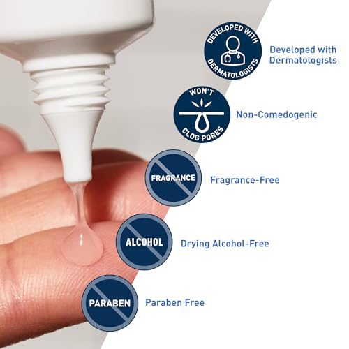 CeraVe Acne Control Gel, 2% Salicylic Acid Acne Treatment With Glycolic Acid + Lactic Acids + Niacniamide, Acne Gel Helps Clear Acne Blemishes Without Over Drying, Alcohol Free & Oil Free, 1.35 Fl Oz - Image 4