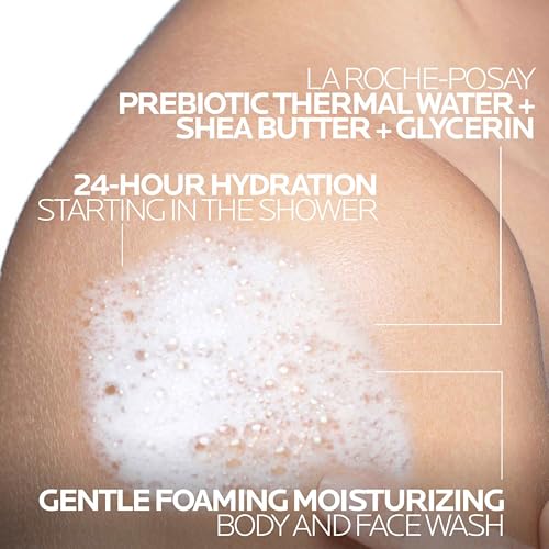 La Roche-Posay Lipikar AP+ Gentle Foaming Moisturizing Wash | Shea Butter + Niacinamide + Glycerin | Moisturizing Body Wash & Face Wash For Dry Skin | National Eczema Association Accepted | Soap Free - Image 3