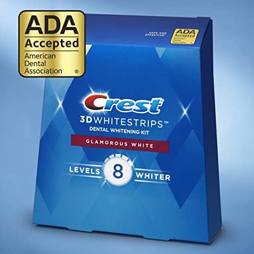 Crest 3D White Luxe Whitestrip Teeth Whitening Kit, Glamorous White, 14 Treatments( Each with 1 Upper/ 1 Lower), 28 Strips - Image 8