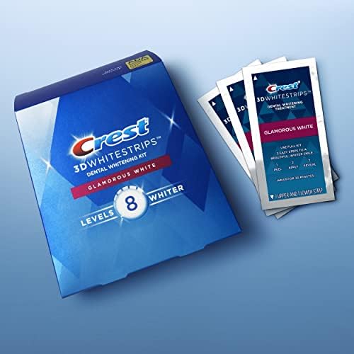 Crest 3D White Luxe Whitestrip Teeth Whitening Kit, Glamorous White, 14 Treatments( Each with 1 Upper/ 1 Lower), 28 Strips - Image 6
