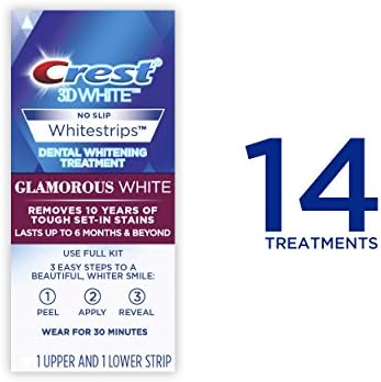 Crest 3D White Luxe Whitestrip Teeth Whitening Kit, Glamorous White, 14 Treatments( Each with 1 Upper/ 1 Lower), 28 Strips - Image 11