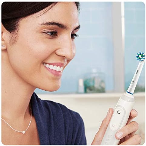 Oral B Cross Action Electric Toothbrush Replacement Brush Heads Refill, 4Count - Image 4