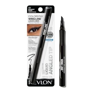 Revlon Liquid Eyeliner Pen, ColorStay Wing Line Eye Makeup, Waterproof, Smudge-proof, Longwearing with Angled Felt Tip, Wing Line