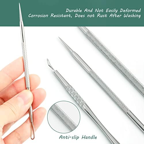 Blackhead Remover Tools, 2024 Latest 16 PCS Pimple Popper Tool Kit, Acne Blackhead Tools for Blemish, 410 Premium Professional Stainless Acne Pimple Extractor Tool with Metal Box - Image 5