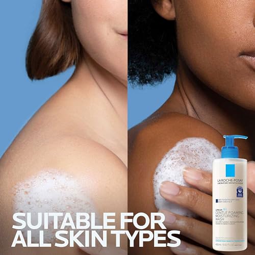 La Roche-Posay Lipikar AP+ Gentle Foaming Moisturizing Wash | Shea Butter + Niacinamide + Glycerin | Moisturizing Body Wash & Face Wash For Dry Skin | National Eczema Association Accepted | Soap Free - Image 6