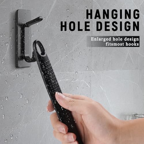 VWMYQ Silicone Back Scrubber for Shower, 17in Lengthen Long Handle Body Brush, Double Sided Shower Brush for Shower Exfoliating and Massage Can Produce Rich Foam, Long Handle Back Scrubber for Men - Image 5