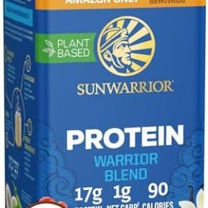 Sunwarrior Vegan Protein Powder Plant-based Protein Powder USDA Organic | BCAA Amino Acids Hemp Seed | Keto Friendly Soy, Dairy, & Gluten & Synthetic Free NON-GMO | Vanilla 32 Servings 17g Protein