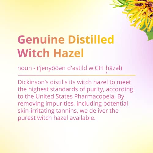 Dickinson's Original Witch Hazel Pore Perfecting Toner, 100% Natural, 16 Ounce Fragrance free - Image 12
