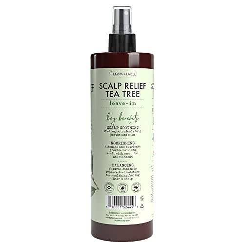 Scalp Relief Tea Tree Leave-In Conditioner, Relieve Itchy, Dry Scalp, Detangles Hair, 240ml/8 fl oz - Image 4