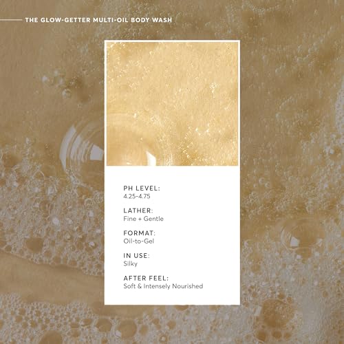 Naturium The Glow Getter Multi-Oil Hydrating Body Wash, Gentle Cleanser, 16.9 oz - Image 2