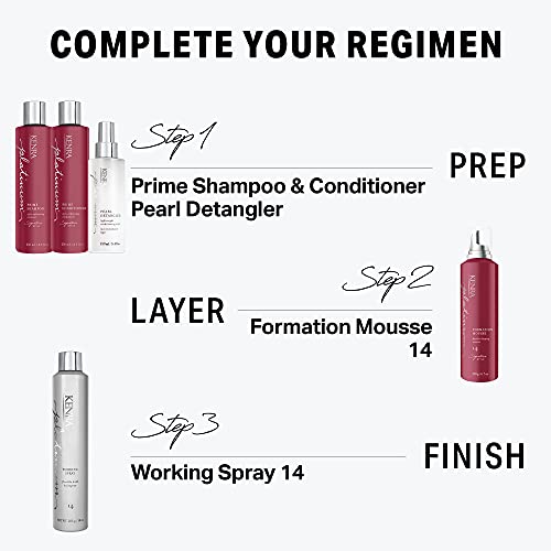 Kenra Platinum Pearl Detangler | Lightweight Conditioning Milk | Adds Moisture & Slip | Effortless Detangling & Manageability | Thermal Protection Up To 450F | All Hair Types | 5.4 fl. oz - Image 6