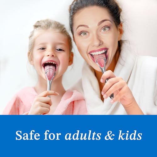 Tongue Scraper For Adults (2 Pack), Reduce Bad Breath, Metal Tongue Scraper, Tongue Cleaner, Tongue Scraper, Stainless Steel Tongue Scraper, Tongue Cleaner for Adults, Tongue Scrubber - Image 6