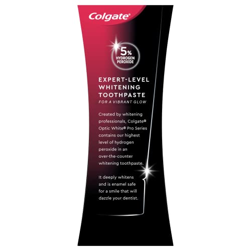 Colgate Optic White Pro Series Whitening Toothpaste with 5% Hydrogen Peroxide, Stain Prevention, 3 Oz Tube - Image 10