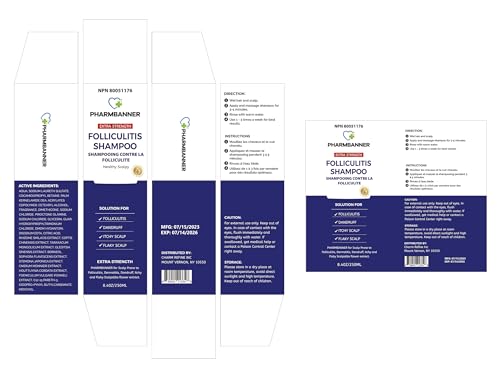 Anti-Fungal Shampoo for Folliculitis, Seborrheic Dermatitis, Scalp Psoriasis - Relieves Itchy & Dry Scalp - Image 9