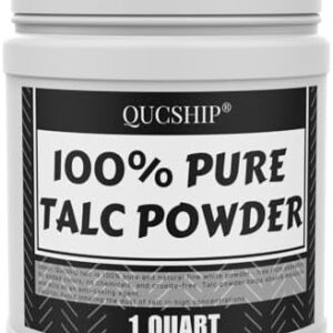 Qucship Ultra-Pure, Fine Talc Powder, Odorless & Sweat-Removing Talcum Powder, Quality Talc Powder for Industrial Automobile Tire Lubrication, Affordable Talc Thickener for Paint, Coating, Etc
