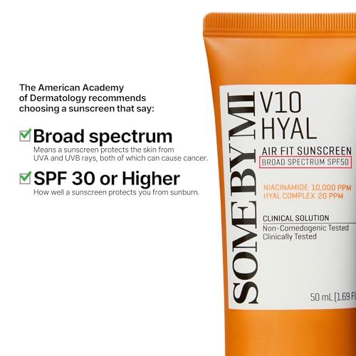 SOME BY MI V10 Hyal Air Fit Sunscreen - 1.69Oz, 50ml - Daily Moisturizing SPF 50 Korean Sunscreen for Face with UV Protection - No White Cast and Eye Irritation for Sensitive Skin - Korean Skin Care - Image 4