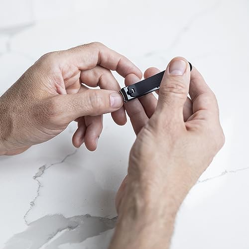 MANSCAPED® Shears 3.0, 5-Piece Precision Men’s Nail Grooming Travel Kit, Stainless Steel Manicure Set with Fingernail & Toenail Clippers, Nail File, Slant Tip Tweezers, Cuticle Scissors, Travel Case - Image 5