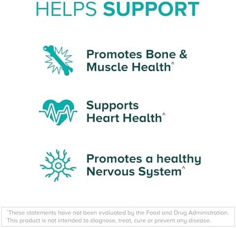 Qunol Magnesium Glycinate Complex, Gentle on Stomach, 250mg One Pill Dose, Superior-Absorption Magnesium, Nerve, Bone and Muscle Health Supplement, 60 Count (Pack of 1) - Image 5