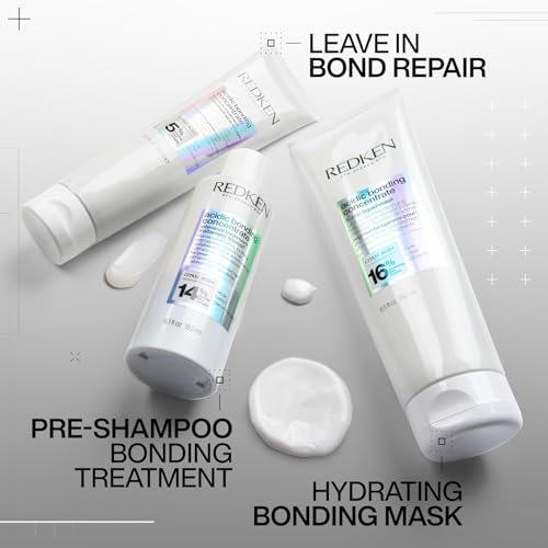 Redken Bonding Leave In Conditioner for Damaged Hair | Acidic Bonding Concentrate | Leave In Hair Repair Treatment | Strengthens Weak Hair | Safe for Color-Treated Hair & All Hair Types - Image 9