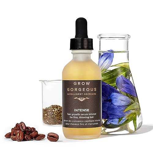 Grow Gorgeous Density Serum Intense - Vegan Hair Serum with Caffeine, Red Clover and Peptides for Thinning Hair and Hair Loss. Cruelty Free Hair Growth Serum - Image 8