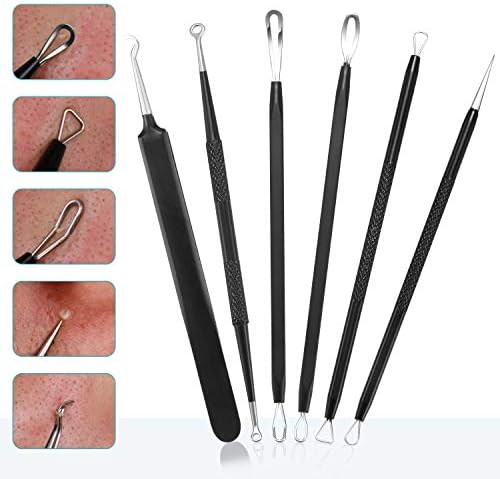 Blackhead Remover Pimple Popper Tool Kit - (6 Piece Kit) - Professional Stainless Pimples Comedone Extractor Removal Tool - Image 2