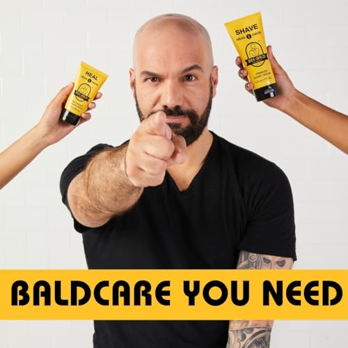 Bee Bald HEAL Aftershave for Men Healing Balm, Immediately Calms & Soothes Damaged Skin, Treats Bumps, Redness, Razor Burn & Other Shaving Irritations (2 Fl Oz) - Image 7