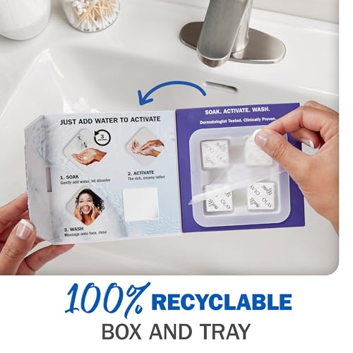 Olay Cleansing Melts + Retinol Face Cleanser, 64 ct. total (2 x 32 ct.), Water-Activated Face Wash to Clean, Tone, and Refresh - Image 7