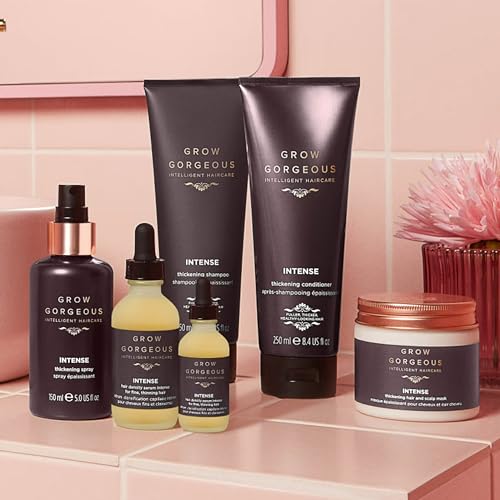 Grow Gorgeous Density Serum Intense - Vegan Hair Serum with Caffeine, Red Clover and Peptides for Thinning Hair and Hair Loss. Cruelty Free Hair Growth Serum - Image 9